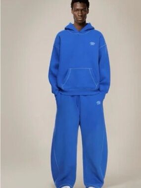 NWT Aelfric Eden Unisex Soufflé Baggy Hoodie Set- Medium